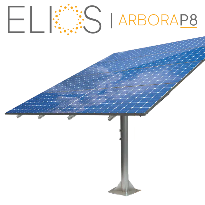 Elios Arbora P8 | Système de Montage pour 8 Panneaux Solaires | Système de Montage sur Poteau