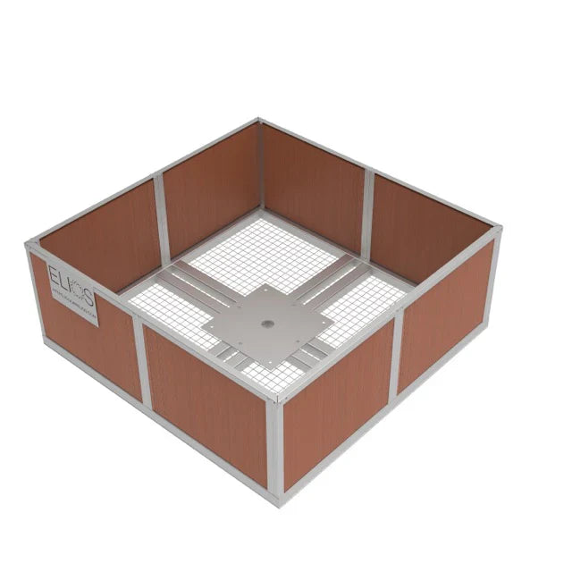 Elios Basket 8 Panel Post - Heavy-Duty Base for Solar Pole Mount Systems