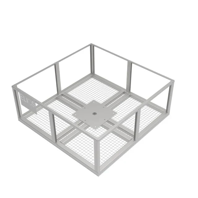 Elios Basket 8 Panel Post - Heavy-Duty Base for Solar Pole Mount Systems