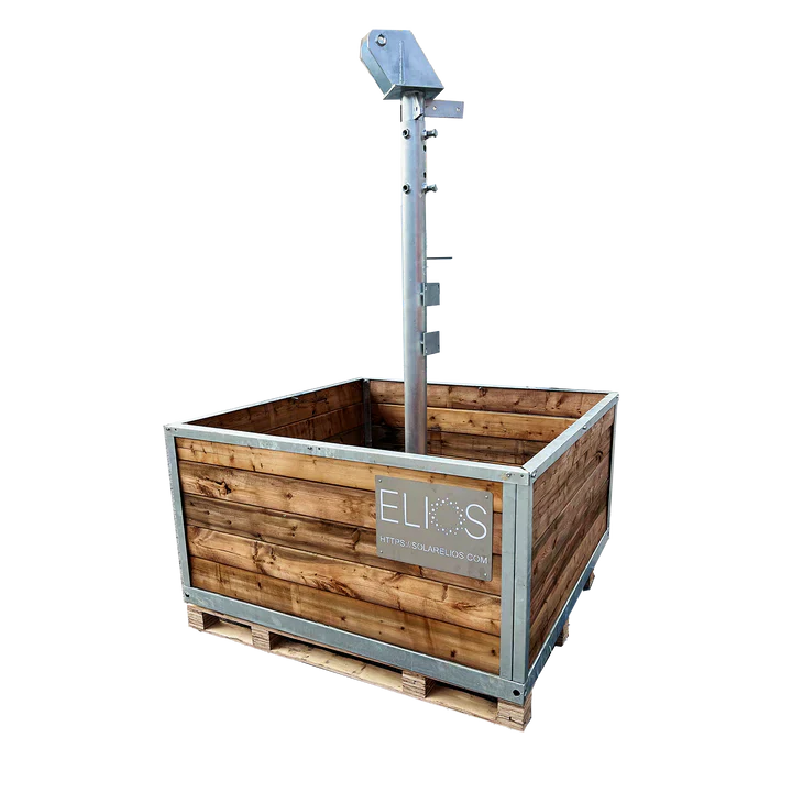 Elios Basket 4 Panel Post - Durable Base for Solar Pole Mount Systems