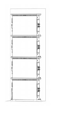 Kit de Câble de Montage au Sol pour Batterie Rechargeable Pylontech Pelio LiFePO4 – Installation Résidentielle
