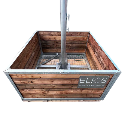 Elios Basket 4 Panel Post - Durable Base for Solar Pole Mount Systems